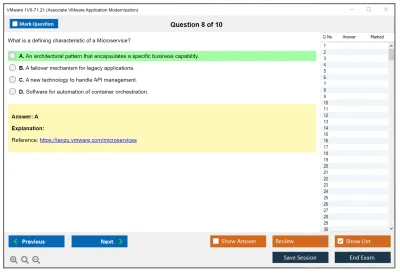 VMware 1V0-71.21 Associate VMware Application Modernization Practice test exam simulator test engine exam Prep practice test questions answers Image 8