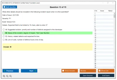 BCS ISEB-SWT2 ISTQB-BCS Certified Tester Foundation Level Practice test exam simulator test engine exam Prep practice test questions answers Image 13