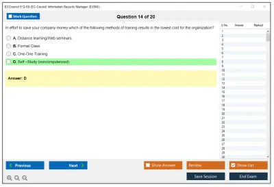 ECCouncil 512-50 EC-Council Information Security Manager (E|ISM) Practice test exam simulator test engine exam Prep practice test questions answers Image 14