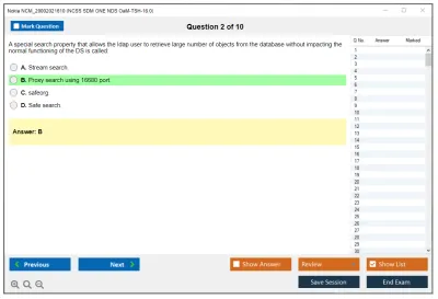 Nokia NCM_20002021610 NCSS SDM ONE NDS OaM-TSH-16.0 Practice test exam simulator test engine exam Prep practice test questions answers Image 2