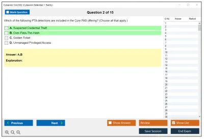 CyberArk CAU302 CyberArk Defender + Sentry Practice test exam simulator test engine exam Prep practice test questions answers Image 2