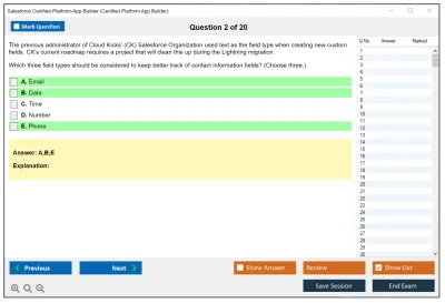 Salesforce Certified-Platform-App-Builder Salesforce Certified Platform App Builder Practice test exam simulator test engine exam Prep practice test questions answers Image 2