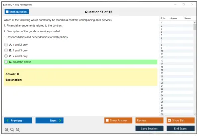 Exin ITIL-F ITIL® Foundation Practice test exam simulator test engine exam Prep practice test questions answers Image 11