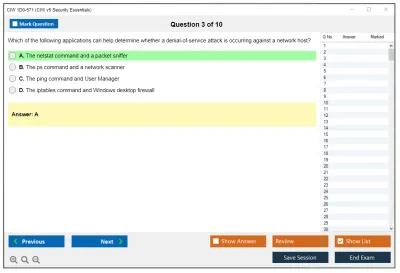 CIW 1D0-571 CIW v5 Security Essentials Practice test exam simulator test engine exam Prep practice test questions answers Image 3