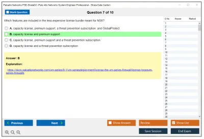 Palo Alto Networks PSE-StrataDC Palo Alto Networks System Engineer Professional - Strata Data Center Practice test exam simulator test engine exam Prep practice test questions answers Image 7