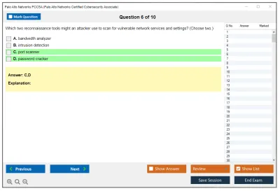 Palo Alto Networks PCCSA Palo Alto Networks Certified Cybersecurity Associate Practice test exam simulator test engine exam Prep practice test questions answers Image 6