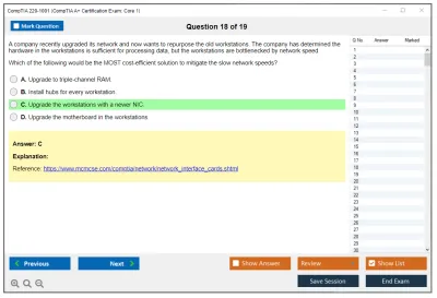 CompTIA 220-1001 CompTIA A+ Certification Exam: Core 1 Practice test exam simulator test engine exam Prep practice test questions answers Image 18
