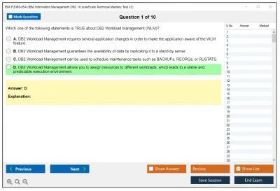 IBM P2090-054 IBM Information Management DB2 10 pureScale Technical Mastery Test v3 Practice test exam simulator test engine exam Prep practice test questions answers Image 1