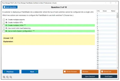 Pure Storage FBAP_002 Pure Storage FlashBlade Certified Architect Professional (FBAP_002) Exam Practice test exam simulator test engine exam Prep practice test questions answers Image 5