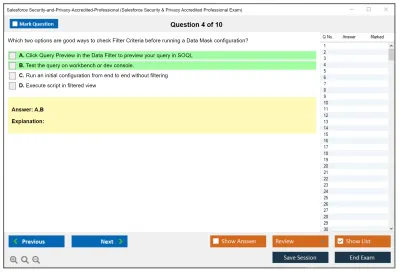 Salesforce Security-and-Privacy-Accredited-Professional Salesforce Security & Privacy Accredited Professional Exam Practice test exam simulator test engine exam Prep practice test questions answers Image 4