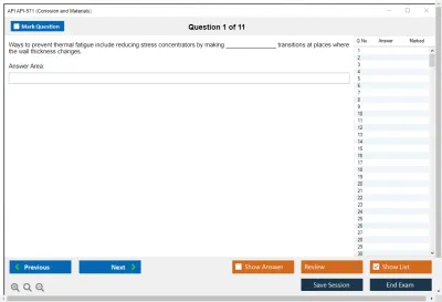 API API-571 Corrosion and Materials Professional Practice test exam simulator test engine exam Prep practice test questions answers Image 1