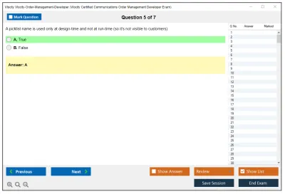 Vlocity Vlocity-Order-Management-Developer Vlocity Certified Communications Order Management Developer Exam Practice test exam simulator test engine exam Prep practice test questions answers Image 5