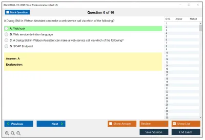 IBM C1000-118 IBM Cloud Professional Architect v5 Practice test exam simulator test engine exam Prep practice test questions answers Image 6