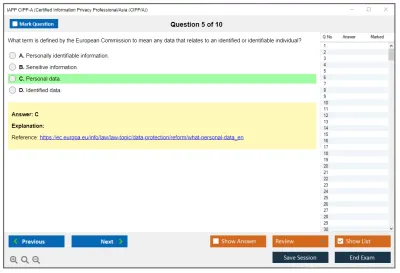 IAPP CIPP-A Certified Information Privacy Professional/Asia (CIPP/A) Practice test exam simulator test engine exam Prep practice test questions answers Image 5