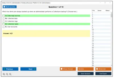 Veritas VCS-413 Administration of Veritas eDiscovery Platform 8.2 for Administrators Practice test exam simulator test engine exam Prep practice test questions answers Image 1
