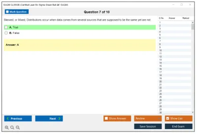 GAQM CLSSGB Certified Lean Six Sigma Green Belt (CLSSGB) Practice test exam simulator test engine exam Prep practice test questions answers Image 7