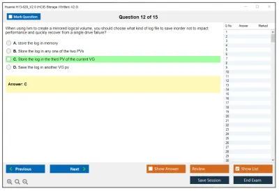 Huawei H13-629_V2.0 HCIE-Storage (Written) V2.0 Practice test exam simulator test engine exam Prep practice test questions answers Image 12