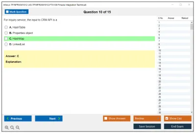 Infosys TFINFRIXM1012 AS-TFINFRIXM1012-FTX100 Finacle Integration Technical Practice test exam simulator test engine exam Prep practice test questions answers Image 10