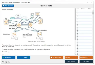 HP HPE6-A80 Aruba Certified Design Expert Written Exam Practice test exam simulator test engine exam Prep practice test questions answers Image 3