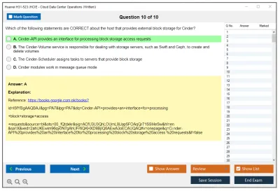 Huawei H31-523 HCIE - Cloud Data Center Operations (Written) Practice test exam simulator test engine exam Prep practice test questions answers Image 10