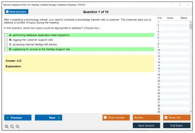 Network Appliance NS0-183 NetApp Certified Storage Installation Engineer, ONTAP Practice test exam simulator test engine exam Prep practice test questions answers Image 1