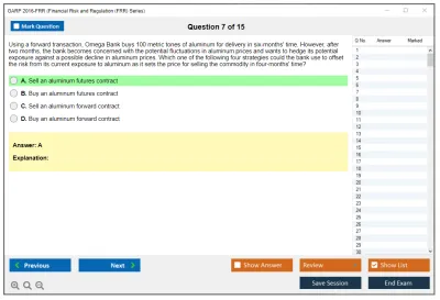 GARP 2016-FRR Financial Risk and Regulation (FRR) Series Practice test exam simulator test engine exam Prep practice test questions answers Image 7