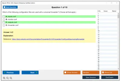 Splunk SPLK-1003 Splunk Enterprise Certified Admin Practice test exam simulator test engine exam Prep practice test questions answers Image 1