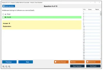 Huawei H31-511 Huawei Certified Network Associate - Cloud Solutions Architect Practice test exam simulator test engine exam Prep practice test questions answers Image 9
