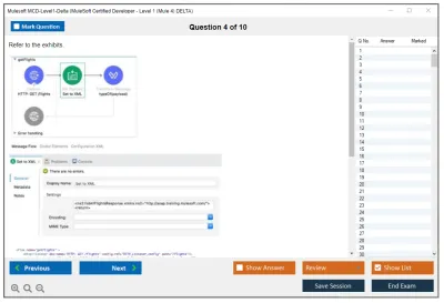 Mulesoft MCD-Level1-Delta MuleSoft Certified Developer - Level 1 (Mule 4) DELTA Practice test exam simulator test engine exam Prep practice test questions answers Image 4
