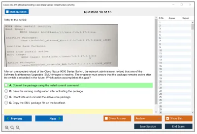 Cisco 300-615 Troubleshooting Cisco Data Center Infrastructure (300-615 DCIT) Practice test exam simulator test engine exam Prep practice test questions answers Image 10