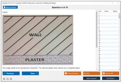 Autodesk ACP-01101 Autodesk Certified Professional in AutoCAD for Design and Drafting Practice test exam simulator test engine exam Prep practice test questions answers Image 4
