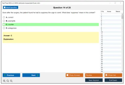 Test Prep HESI-A2 HESI Admission Assessment Exam (A2) Practice test exam simulator test engine exam Prep practice test questions answers Image 14