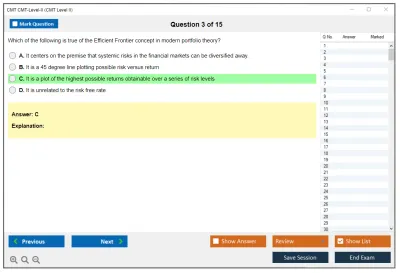 CMT CMT-Level-II CMT Level II Exam Practice test exam simulator test engine exam Prep practice test questions answers Image 3
