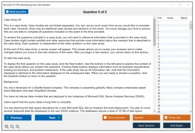 Microsoft 70-768 Developing SQL Data Models Practice test exam simulator test engine exam Prep practice test questions answers Image 5