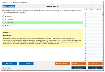 VMware 2V0-33.22 VMware Cloud Professional Practice test exam simulator test engine exam Prep practice test questions answers Image 9