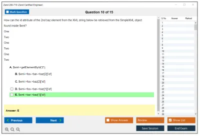 Zend 200-710 Zend Certified Engineer Practice test exam simulator test engine exam Prep practice test questions answers Image 10