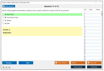 GAQM CLSSBB Certified Lean Six Sigma Black Belt (CLSSBB) Practice test exam simulator test engine exam Prep practice test questions answers Image 11