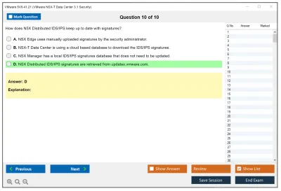 VMware 5V0-41.21 VMware NSX-T Data Center 3.1 Security Practice test exam simulator test engine exam Prep practice test questions answers Image 10
