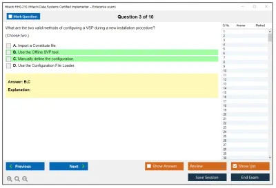 Hitachi HH0-210 Hitachi Data Systems Certified Implementer – Enterprise exam Practice test exam simulator test engine exam Prep practice test questions answers Image 3