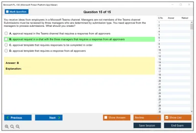 Microsoft PL-100 Microsoft Power Platform App Maker Practice test exam simulator test engine exam Prep practice test questions answers Image 15