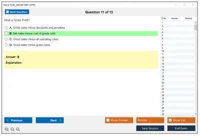 Nokia PDM_2002001060 CPM Practice test exam simulator test engine exam Prep practice test questions answers Image 11
