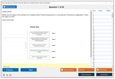 Palo Alto Networks PCNSE Palo Alto Networks Certified Security Engineer (PCNSE) PAN-OS 11.0 Practice test exam simulator test engine exam Prep practice test questions answers Image 1