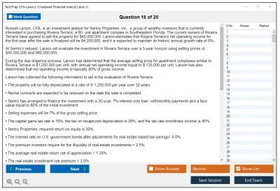 Test Prep CFA-Level-2 Chartered Financial Analyst Level 2 Practice test exam simulator test engine exam Prep practice test questions answers Image 16
