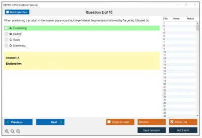 BBPSD CSFX Customer Service Practice test exam simulator test engine exam Prep practice test questions answers Image 2