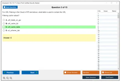 Checkpoint 156-115.77 Check Point Certified Security Master Practice test exam simulator test engine exam Prep practice test questions answers Image 3