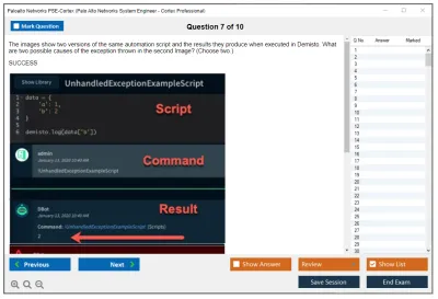 Palo Alto Networks PSE-Cortex Palo Alto Networks System Engineer - Cortex Professional Practice test exam simulator test engine exam Prep practice test questions answers Image 7