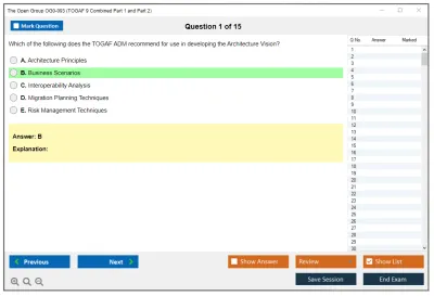 The Open Group OG0-093 TOGAF 9.2 Combined Part 1 and Part 2 Practice test exam simulator test engine exam Prep practice test questions answers Image 1