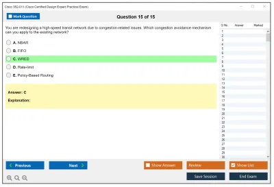 Cisco 352-011 Cisco Certified Design Expert Practical Exam Practice test exam simulator test engine exam Prep practice test questions answers Image 15