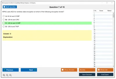 ECCouncil 312-50v10 Certified Ethical Hacker v10 Exam Practice test exam simulator test engine exam Prep practice test questions answers Image 7