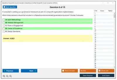 Salesforce Nonprofit-Cloud-Consultant Salesforce Certified Nonprofit Cloud Consultant Practice test exam simulator test engine exam Prep practice test questions answers Image 6